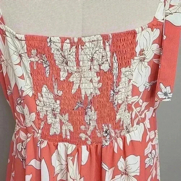 Social Standard Sanctuary Floral Maxi Sun Dress Shoulder BowTie Tier Peasant XXL - Picture 6 of 11